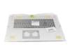 6B.K9ZN2.014 Original Acer Tastatur inkl. Topcase DE (deutsch) schwarz/silber