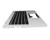 6B.KF2N2.014 Original Acer Tastatur inkl. Topcase DE (deutsch) schwarz/silber mit Backlight
