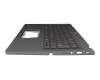 6B.KT4N8.020 Original Acer Tastatur inkl. Topcase DE (deutsch) silber/silber mit Backlight