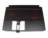 6B.Q5HN2.012 Original Acer Tastatur inkl. Topcase DE (deutsch) schwarz/schwarz mit Backlight