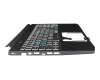 6B.Q6DN2.012 Original Acer Tastatur inkl. Topcase DE (deutsch) schwarz/schwarz mit Backlight