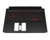 6B.Q84N2.047 Original Acer Tastatur inkl. Topcase CH (schweiz) schwarz/rot/schwarz mit Backlight GTX1650