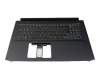 6B.Q9VN4.003 Original Acer Tastatur inkl. Topcase DE (deutsch) schwarz/schwarz mit Backlight