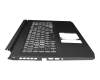6B.QC6N2.014 Original Acer Tastatur inkl. Topcase DE (deutsch) schwarz/weiß/schwarz mit Backlight