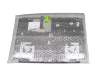 6B.QCCN2.014 Original Acer Tastatur inkl. Topcase DE (deutsch) schwarz/weiß/schwarz mit Backlight