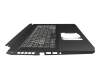 6B.QCHN2.015 Original Acer Tastatur inkl. Topcase CH (schweiz) schwarz/schwarz mit Backlight