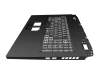 6B.QFWN2.014 Original Acer Tastatur inkl. Topcase DE (deutsch) schwarz/weiß/schwarz mit Backlight