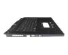 6B.QKRN7.011 Original Acer Tastatur inkl. Topcase DE (deutsch) schwarz/schwarz mit Backlight