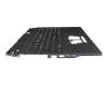 6B.QX2N7.011 Original Acer Tastatur inkl. Topcase DE (deutsch) schwarz/schwarz mit Backlight