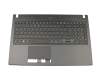 6B.VF1N2.010 Original Acer Tastatur inkl. Topcase DE (deutsch) schwarz/schwarz mit Backlight