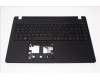 6B.VLLN7.011 Acer Gehäuseoberseite Schwarz mit Tastatur, Deutsch, mit Hintergrundbeleuchtung