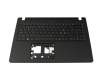6B.VLTN7.026 Original Acer Tastatur inkl. Topcase CH (schweiz) schwarz/schwarz mit Backlight