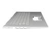 6BA4VN2014 Original Acer Tastatur inkl. Topcase DE (deutsch) silber/silber mit Backlight
