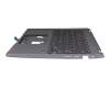 6BA6XN70083 Original Acer Tastatur inkl. Topcase DE (deutsch) dunkelgrau/grau