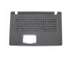 6BGH4N2011 Original Acer Tastatur inkl. Topcase DE (deutsch) schwarz/schwarz