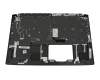 6BGS1N2001 Original Acer Tastatur inkl. Topcase US (englisch) schwarz/schwarz mit Backlight