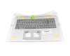 6BJ7WN2014 Original Acer Tastatur inkl. Topcase DE (deutsch) schwarz/silber