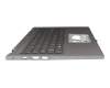 6BKHKN7025 Original Acer Tastatur inkl. Topcase CH (schweiz) grau/grau mit Backlight