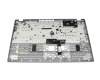 6BKHLN8023 Original Acer Tastatur inkl. Topcase DE (deutsch) schwarz/grau mit Backlight