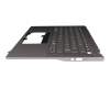 6BKYWN2014 Original Acer Tastatur inkl. Topcase DE (deutsch) grau/grau mit Backlight