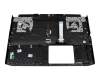 6BQB2N2014 Original Acer Tastatur inkl. Topcase DE (deutsch) schwarz/weiß/schwarz mit Backlight