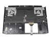 6BQCCN2014 Original Acer Tastatur inkl. Topcase DE (deutsch) schwarz/weiß/schwarz mit Backlight