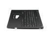 6BVRDN70113 Original Acer Tastatur inkl. Topcase DE (deutsch) schwarz/schwarz mit Backlight
