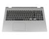 70N10A5T2201P Original Medion Tastatur inkl. Topcase DE (deutsch) schwarz/silber