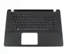 71MX24BO010 Original Compal Tastatur inkl. Topcase DE (deutsch) schwarz/schwarz