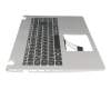 71NGS1B0204 Original Compal Tastatur inkl. Topcase DE (deutsch) schwarz/silber