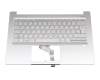 71NIO2BO015 Original Acer Tastatur inkl. Topcase DE (deutsch) silber/silber mit Backlight