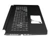 71NJV1BO082 Original Compal Tastatur inkl. Topcase DE (deutsch) schwarz/schwarz mit Backlight