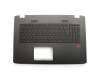 90NB0A41-R31SF1 Original Asus Tastatur inkl. Topcase CH (schweiz) schwarz/schwarz mit Backlight