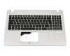 90NB0B01-R30490 Original Asus Tastatur inkl. Topcase DE (deutsch) schwarz/silber