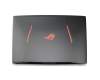 90NB0DM2-R7A020 Original Asus Displaydeckel inkl. Scharniere 43,9cm (17,3 Zoll) schwarz (rotes Logo)