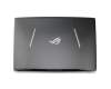 90NB0DM4-R7A010 Original Asus Displaydeckel inkl. Scharniere 43,9cm (17,3 Zoll) schwarz (silbernes Logo)