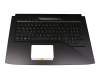 90NB0GM2-R31GE0 Original Asus Tastatur inkl. Topcase DE (deutsch) schwarz/schwarz mit Backlight (RGB Backlight)