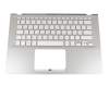 90NB0KL4-R31GE0 Original Asus Tastatur inkl. Topcase DE (deutsch) silber/silber mit Backlight