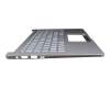 90NB0LP2-R31GE1 Original Asus Tastatur inkl. Topcase DE (deutsch) silber/silber mit Backlight