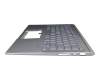 90NB0PB3-R31GE0 Original Asus Tastatur inkl. Topcase DE (deutsch) silber/silber mit Backlight