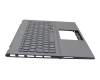 90NB0RX2-R31GE0 Original Asus Tastatur inkl. Topcase DE (deutsch) grau/grau mit Backlight