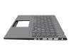 90NB0RX2-R31GE0 Original Asus Tastatur inkl. Topcase DE (deutsch) grau/grau mit Backlight