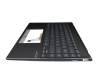 90NB0SL1-R30GE1 Original Asus Tastatur inkl. Topcase DE (deutsch) grau/grau mit Backlight