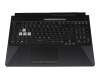 90NR03M1-R31GE0 Original Asus Tastatur inkl. Topcase DE (deutsch) schwarz/transparent/schwarz mit Backlight