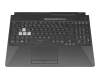 90NR03U1-R33GE0 Original Asus Tastatur inkl. Topcase DE (deutsch) schwarz/transparent/schwarz mit Backlight