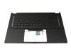 90NR0D21-R31GE0 Original Asus Tastatur inkl. Topcase DE (deutsch) schwarz/schwarz mit Backlight ONE ZONE RGB