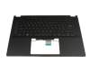 90NR0D21-R31SF0 Original Asus Tastatur inkl. Topcase SF (schweiz-französisch) schwarz/schwarz mit Backlight
