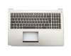 90R-NWO1K1T80Y Original Asus Tastatur inkl. Topcase DE (deutsch) schwarz/silber mit Backlight