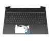 910300237110 Original Primax Tastatur inkl. Topcase DE (deutsch) schwarz/grün/schwarz mit Backlight