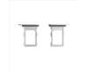 923-10792 Apple SIM tray (Original) - White Titanium, Apple iPhone 16 Pro / 16 Pro Max